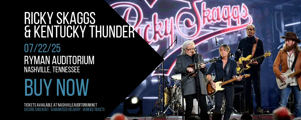 Ricky Skaggs & Kentucky Thunder at Ryman Auditorium
