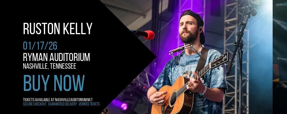 Ruston Kelly at Ryman Auditorium