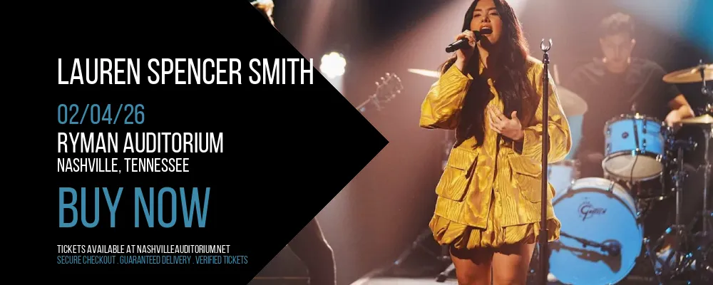 Lauren Spencer Smith at Ryman Auditorium