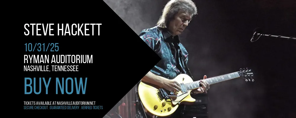 Steve Hackett at Ryman Auditorium