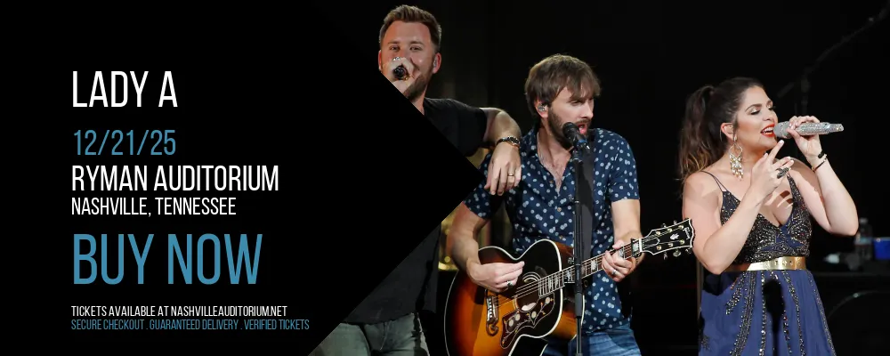 Lady A at Ryman Auditorium