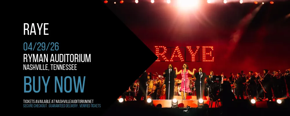 Raye at Ryman Auditorium