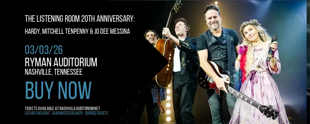 The Listening Room 20th Anniversary at Ryman Auditorium