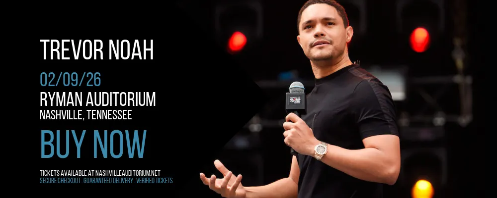 Trevor Noah at Ryman Auditorium