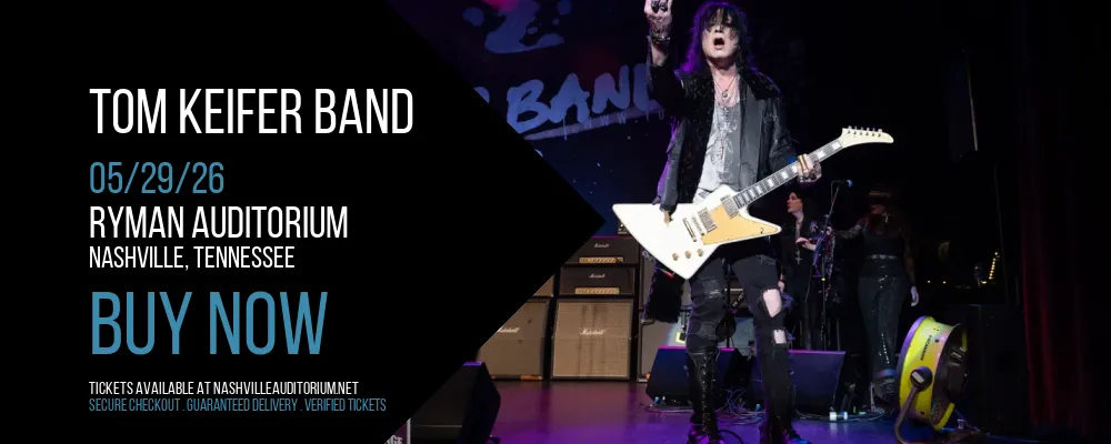Tom Keifer Band at Ryman Auditorium