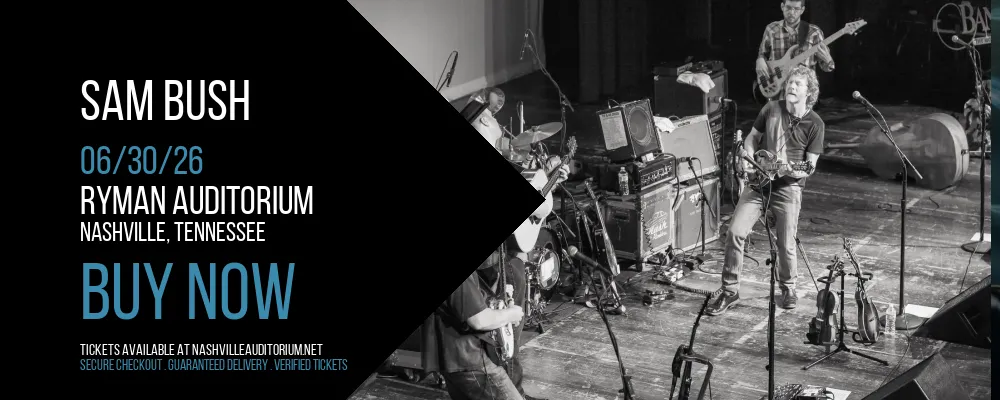 Sam Bush at Ryman Auditorium