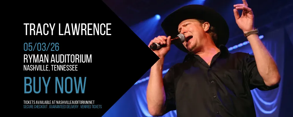 Tracy Lawrence at Ryman Auditorium