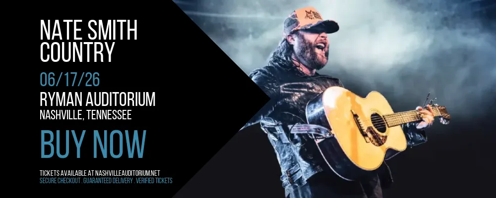 Nate Smith at Ryman Auditorium