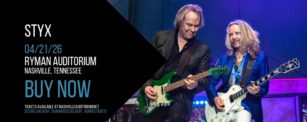 Styx at Ryman Auditorium