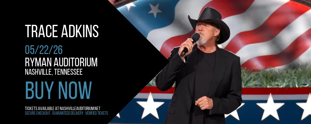 Trace Adkins at Ryman Auditorium