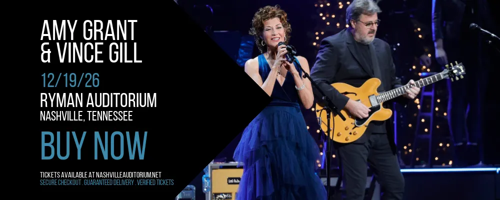 Amy Grant & Vince Gill at Ryman Auditorium
