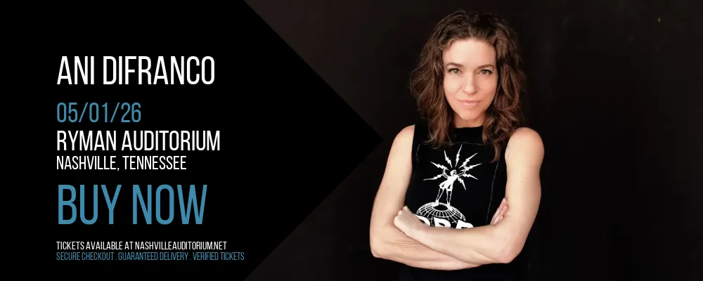 Ani DiFranco at Ryman Auditorium