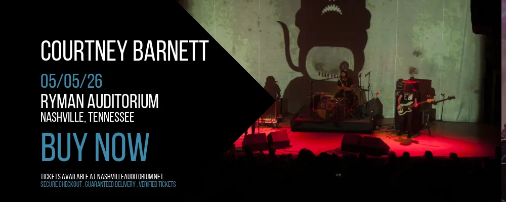 Courtney Barnett at Ryman Auditorium