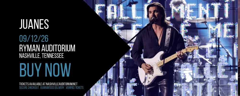 Juanes at Ryman Auditorium