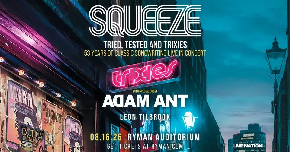 Squeeze, Adam Ant &amp; Leon Tilbrook