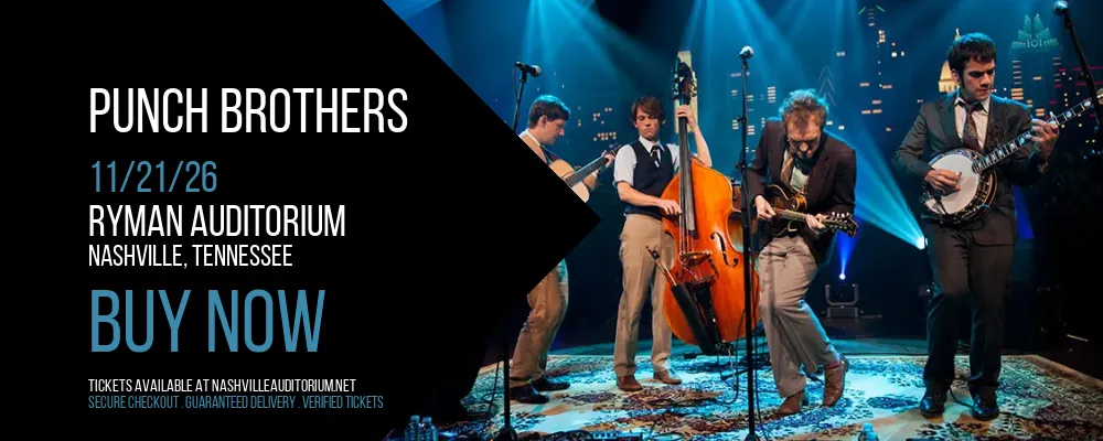 Punch Brothers at Ryman Auditorium