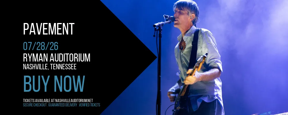 Pavement at Ryman Auditorium