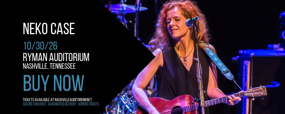 Neko Case at Ryman Auditorium