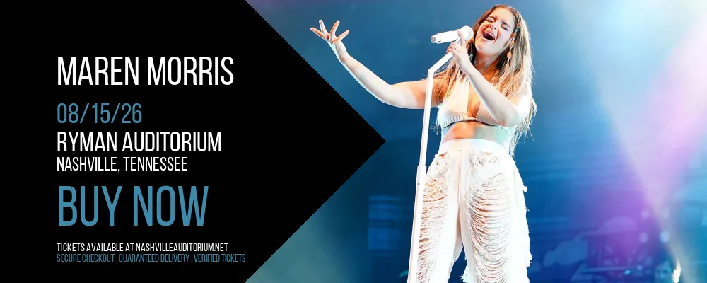 Maren Morris at Ryman Auditorium