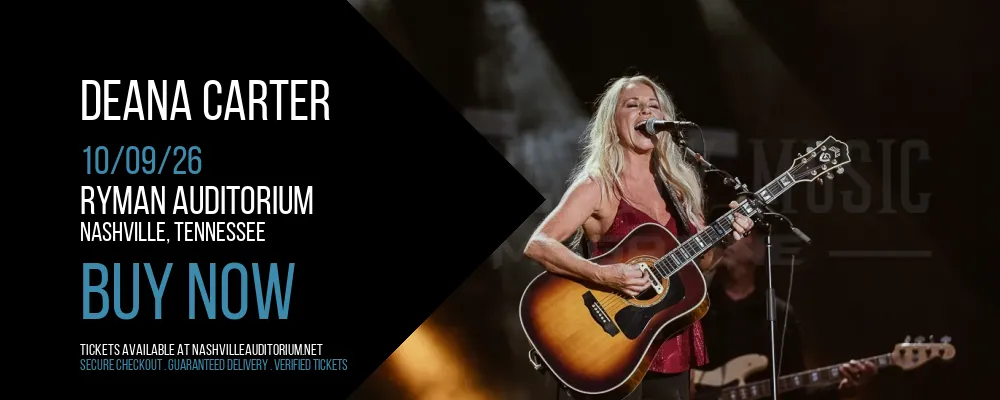 Deana Carter at Ryman Auditorium