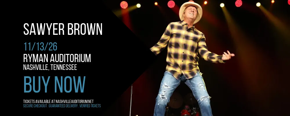 Sawyer Brown at Ryman Auditorium