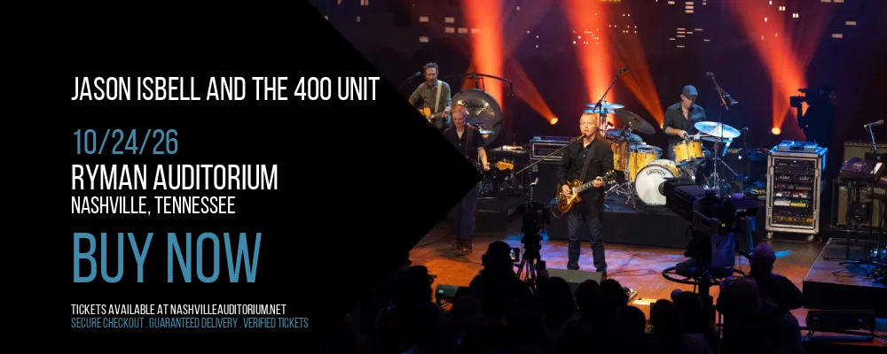 Jason Isbell and the 400 Unit at Ryman Auditorium