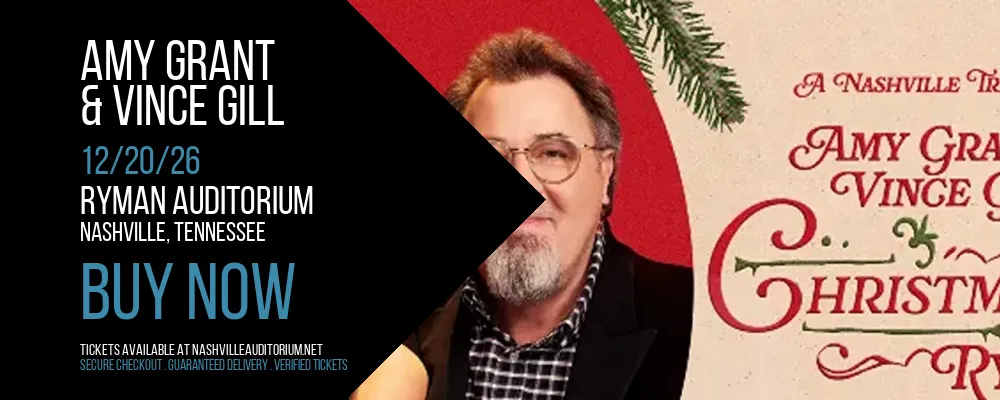 Amy Grant & Vince Gill at Ryman Auditorium