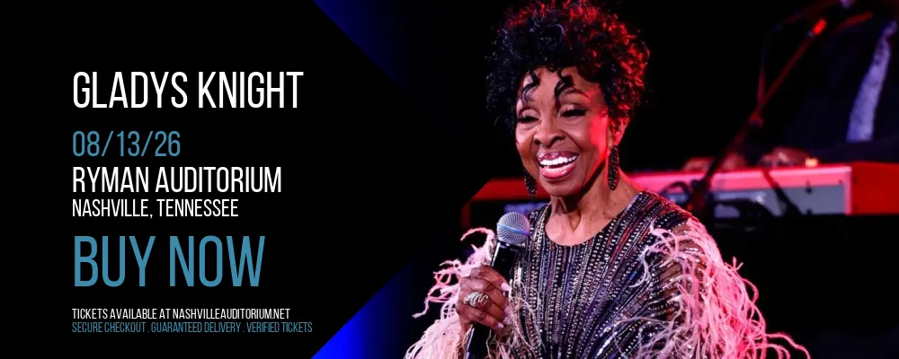 Gladys Knight at Ryman Auditorium