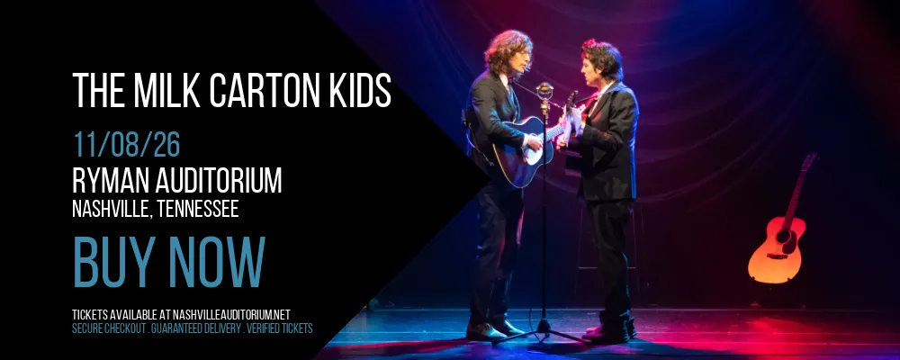 The Milk Carton Kids at Ryman Auditorium